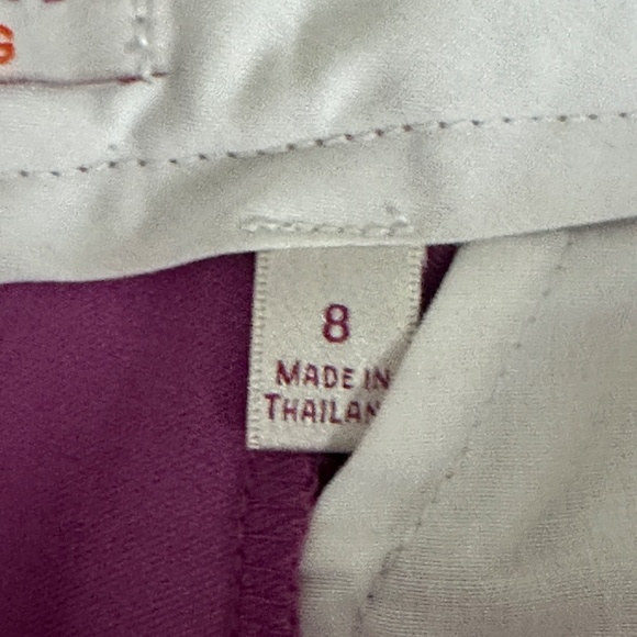 Women's Peter Millar Element Wicking Golf Shorts Active Purple Size 8 Excellent - Picture 4 of 5